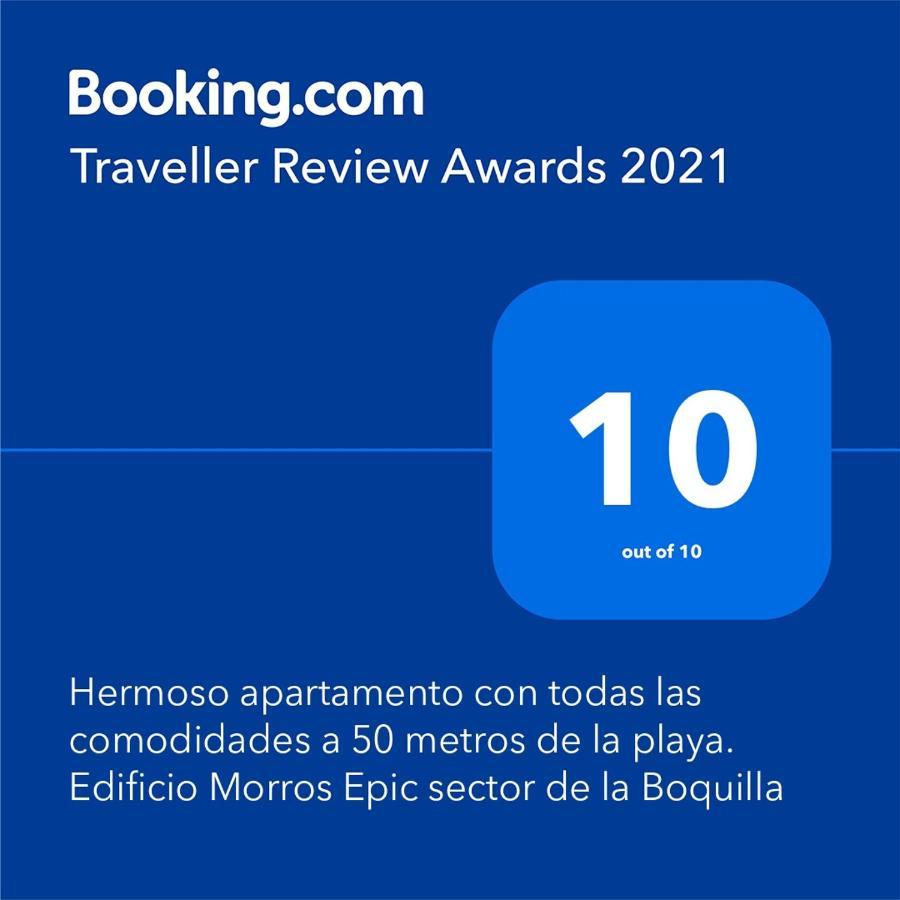 Hermoso Apartamento: Beachfront Comfort with Direct Access Cartagena Exterior photo
