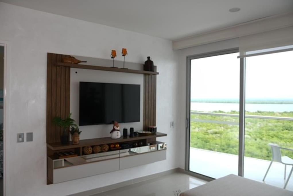 Hermoso Apartamento: Beachfront Comfort with Direct Access Cartagena Exterior photo