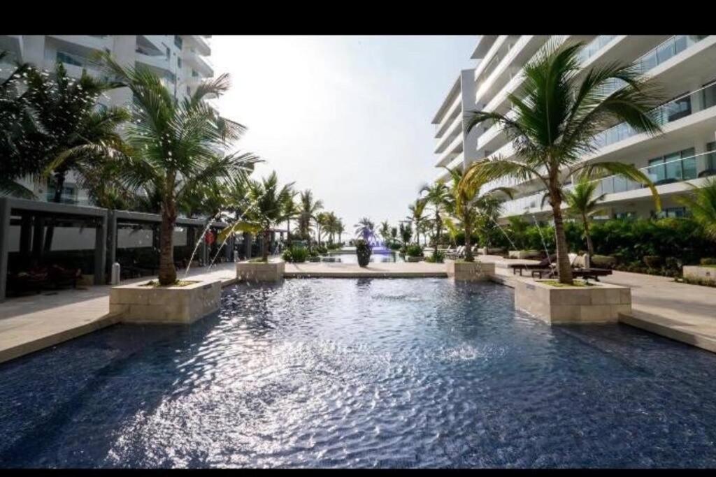 Hermoso Apartamento: Beachfront Comfort with Direct Access Cartagena Exterior photo